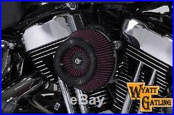 Wyatt Gatling Air Cleaner Assembly, for Harley Davidson motorcycles, by V-Twin