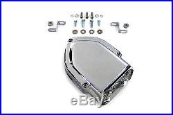 Wyatt Gatling V-Charger Air Cleaner Chrome, for Harley Davidson motorcycles, by