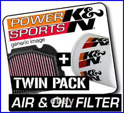 YAMAHA FZ8 800 2010-2012 K&N KN Air & Oil Filters Twin Pack! Motorcycle